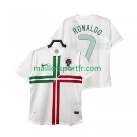 Maillot de Foot Portugal Cristiano Ronaldo 7 2012 Retro Exterieur